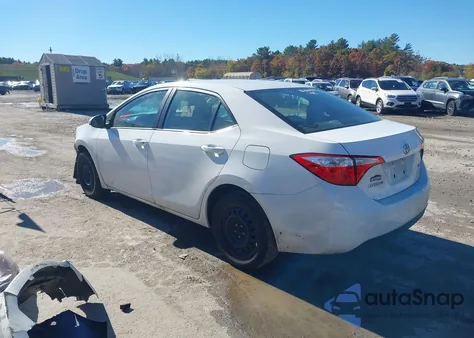 2014 Toyota Corolla Le from USA, damaged, VIN 2T1BURHE2EC058514